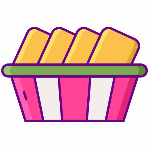 Nuggets, fast food, chicken, food icon - Download on Iconfinder