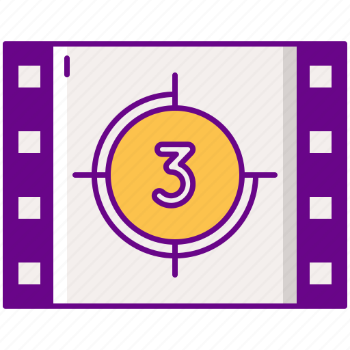 Opening, countdown, timer, cinema icon - Download on Iconfinder