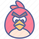 angry, bird, character, game, gaming, movie