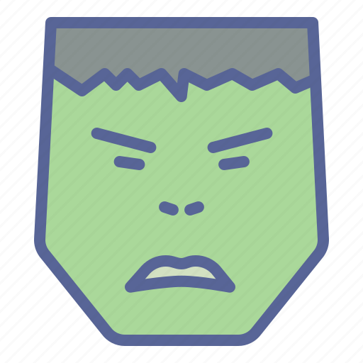 Angry, avatar, character, comics, hulk, movie, superhero icon - Download on Iconfinder