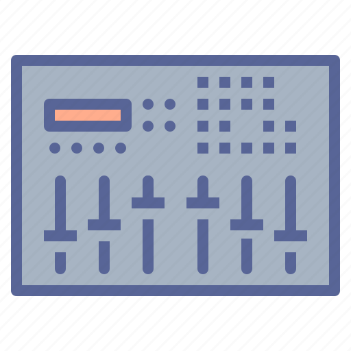 Device, mix, mixer, music, record, sound, synthesizer icon - Download on Iconfinder