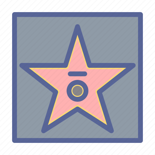 Cinema, fame, hollywood, movie, of, star, walk icon - Download on Iconfinder