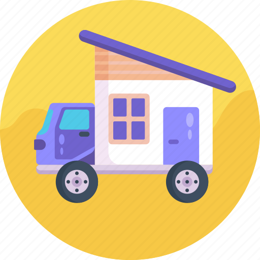 Moving home company, moving home truck, moving home service icon - Download on Iconfinder