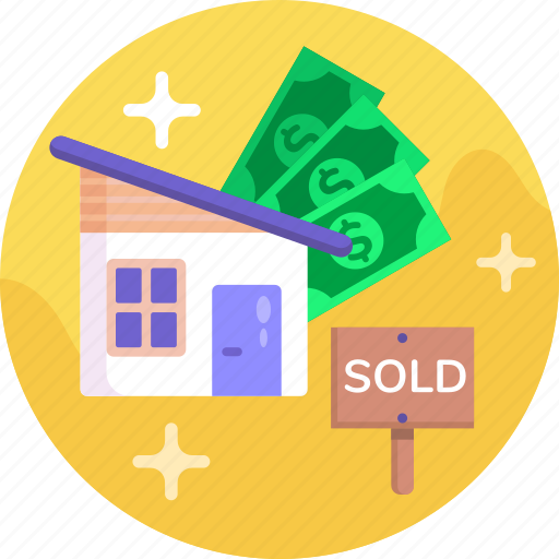 Sold house, buying a house icon - Download on Iconfinder