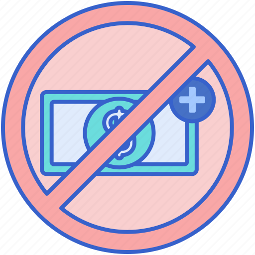 No, additional, cost, finance icon - Download on Iconfinder