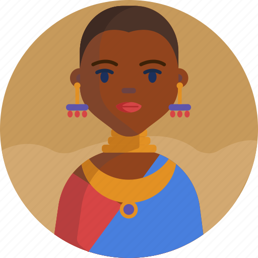 African, avatar, beautiful, multicultural, people, woman icon - Download on Iconfinder