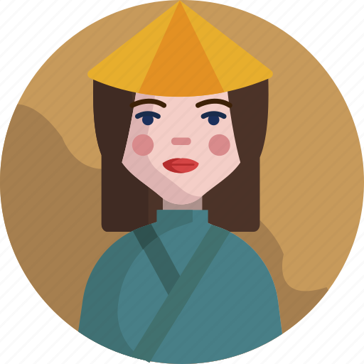 Asian, avatar, multicultural, people, portrait, woman icon - Download on Iconfinder