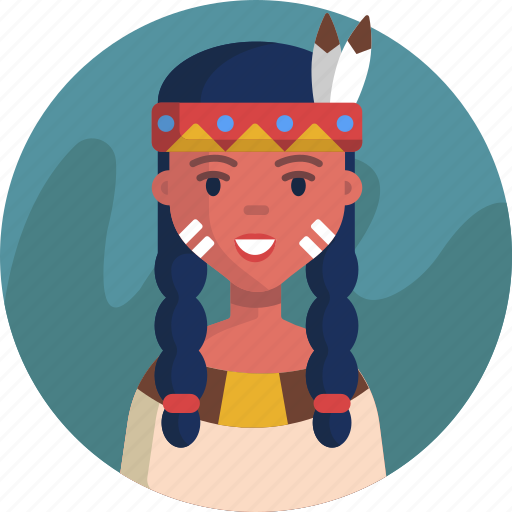 Alaska native, avatar, beautiful, happy, multicultural, people, woman icon - Download on Iconfinder