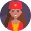 avatar, happy, hat, multicultural, people, smiling, woman 