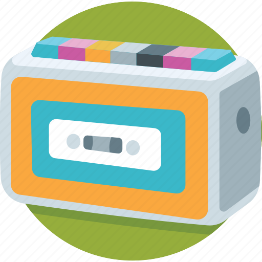 Cassette player, multimedia, music, walkman icon - Download on Iconfinder
