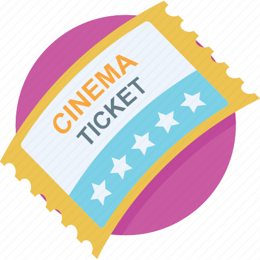 Cinema ticket, entry, pass, theater, ticket icon - Download on Iconfinder