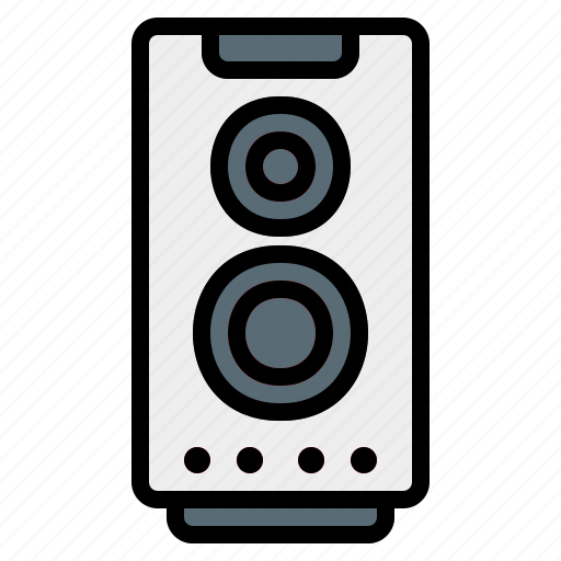 Speaker, sound, music, audio, volume, media, multimedia icon - Download on Iconfinder
