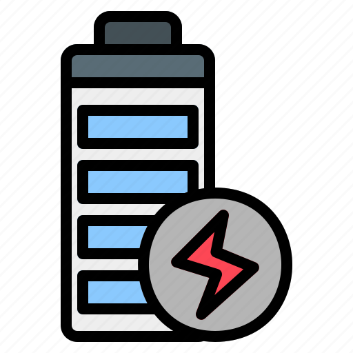 Charge, battery, charging, electricity, energy, power, electric icon - Download on Iconfinder