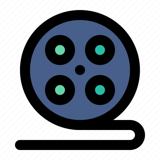 Film, roll, reel, movie, cinema icon - Download on Iconfinder