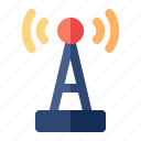 antenna, signal, tower, transmitter, radio