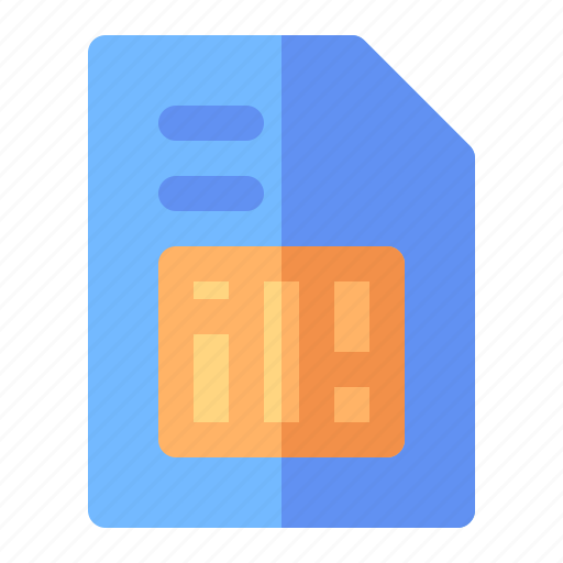 Sim card, sim, phone sim, mobile sim, card icon - Download on Iconfinder