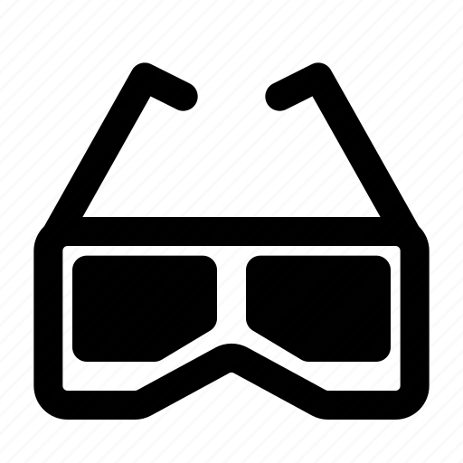 Glasses, 3d glasses, goggles, vision icon - Download on Iconfinder