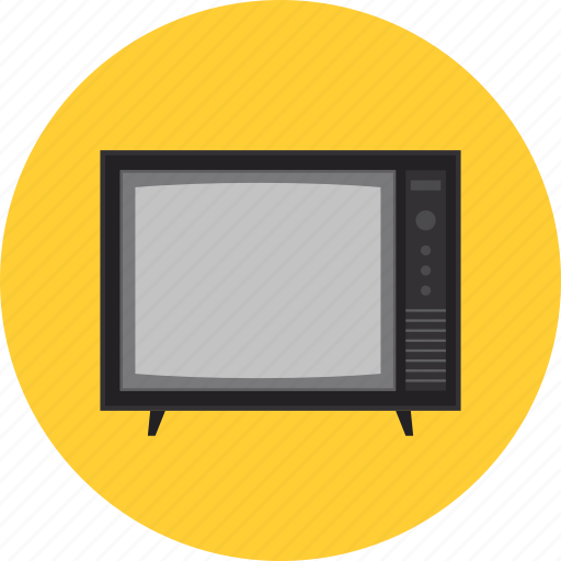 Analog, broadcast, display, electronics, media, retro, television icon - Download on Iconfinder