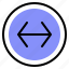 arrow, interface, left, right 