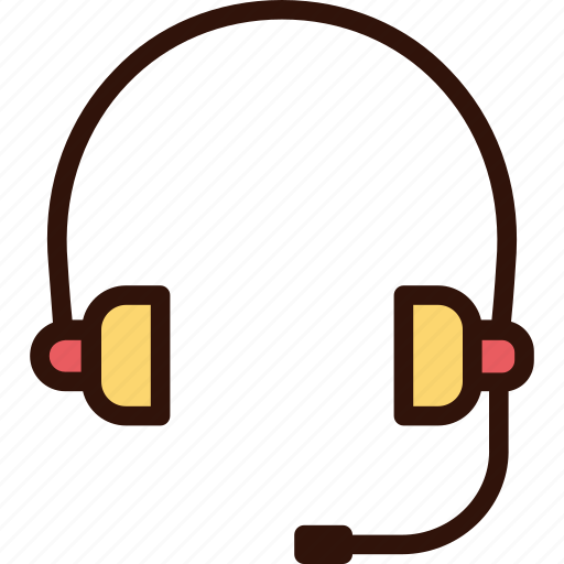 Customer, headphone, headset, microphone, multimedia icon - Download on Iconfinder