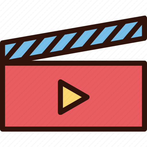 Cinema, clapboard, clapper, director, multimedia icon - Download on Iconfinder