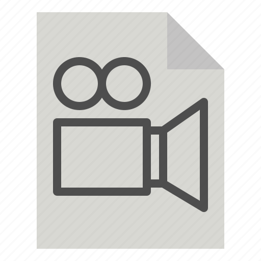 File, movies, video icon - Download on Iconfinder