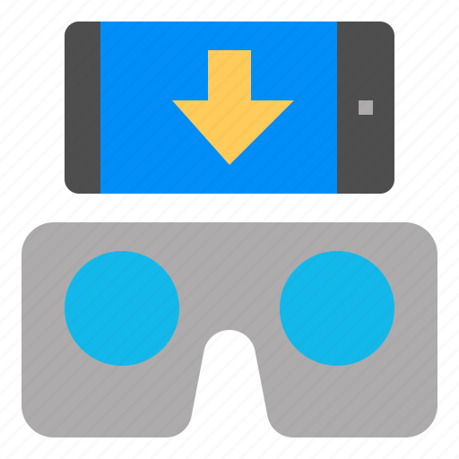 Glasses, smartphone, vr, virtual reality icon - Download on Iconfinder