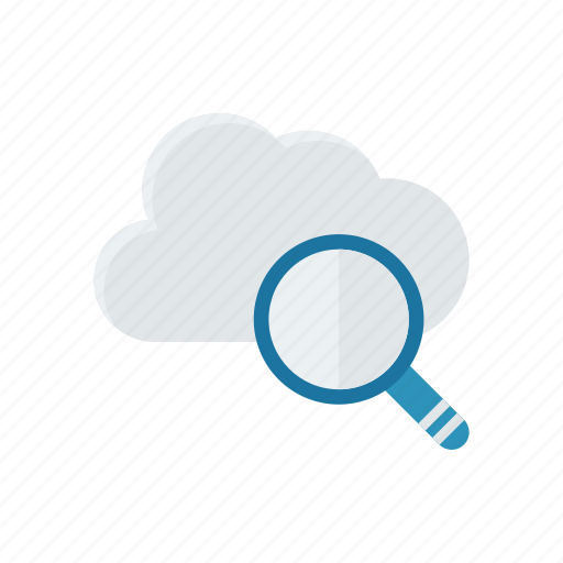 Cloud, magnifier, search, server icon - Download on Iconfinder
