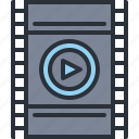audio, film, movie, multimedia, strip, video