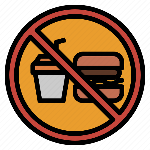 Drinks, food, forbidden, no, prohibit icon - Download on Iconfinder
