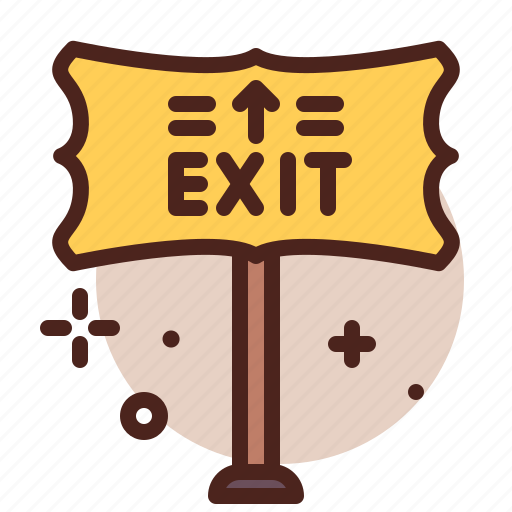 Exit, tourism, museum icon - Download on Iconfinder