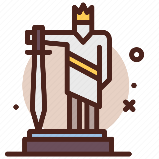 King, statue, tourism, museum icon - Download on Iconfinder