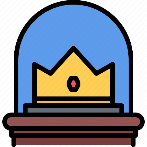 Stand, crown, museum, history, culture icon - Download on Iconfinder