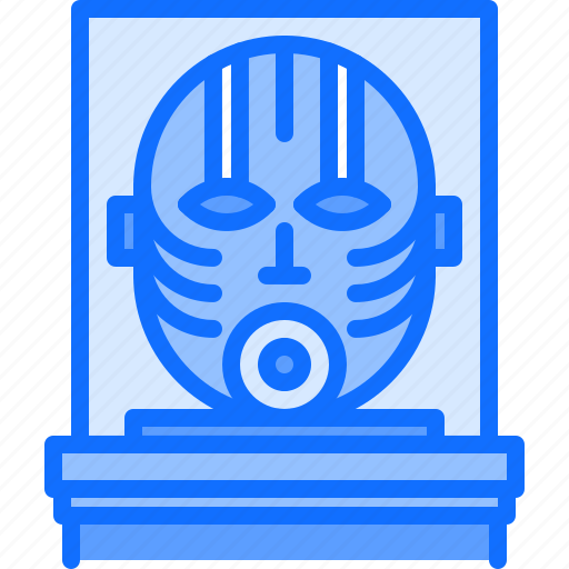 Stand, mask, museum, history, culture icon - Download on Iconfinder