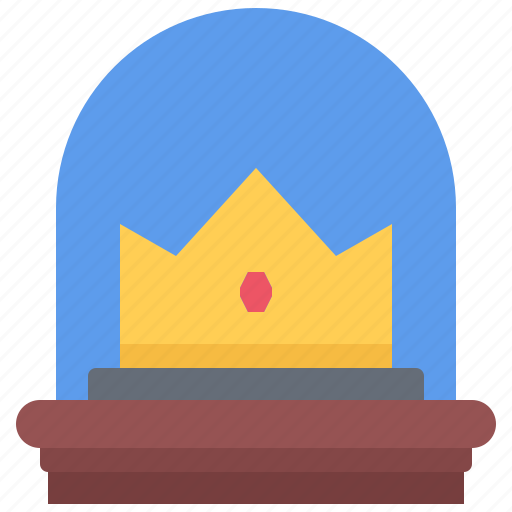 Stand, crown, museum, history, culture icon - Download on Iconfinder