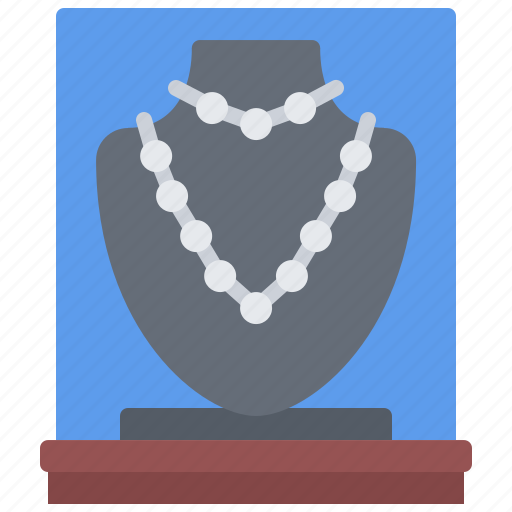 Stand, necklace, jewelry, museum, history, culture icon - Download on Iconfinder