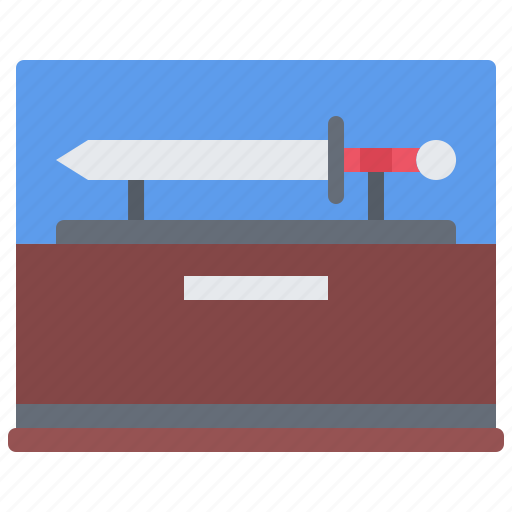 Stand, sword, museum, history, culture icon - Download on Iconfinder