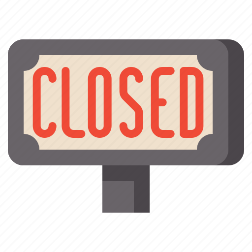 Closed, museum, sign icon - Download on Iconfinder
