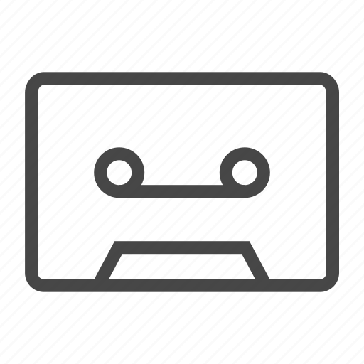 Audio, cassette, cassette tape, media, music, song, sound icon - Download on Iconfinder