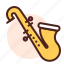 instrument, play, saxofone, sing, song 