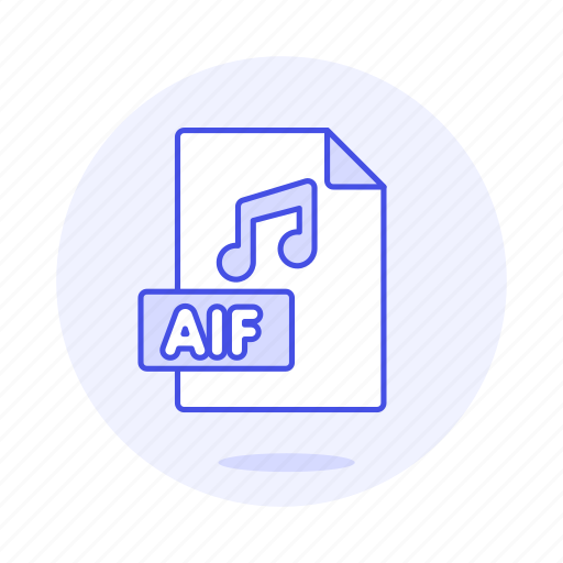 Aif, audio, digital, file, format, music, note icon - Download on Iconfinder