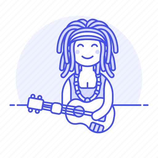 Female, hawaii, jamaica, music, musicians, player, reggae icon - Download on Iconfinder