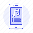 app, media, mobile, music, phone, player, playlist, software, song, track