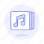 music, software, note, double, tracklist, playlist, bar, app, player, media 