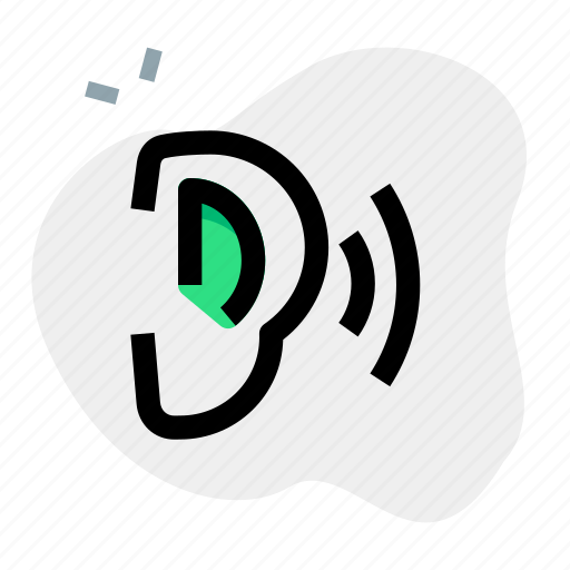 Ear, sound, music, audio icon - Download on Iconfinder