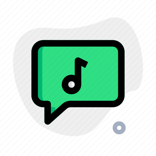 Music, comment, chat song, chat bubble icon - Download on Iconfinder