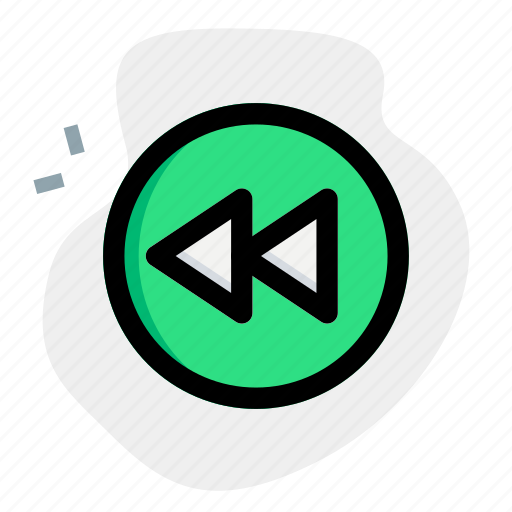 Rewind, circle, music, player icon - Download on Iconfinder