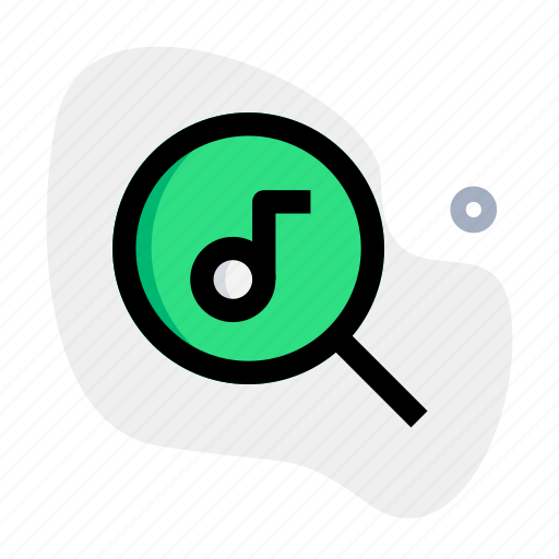 Search, music, magnifier, song, find icon - Download on Iconfinder