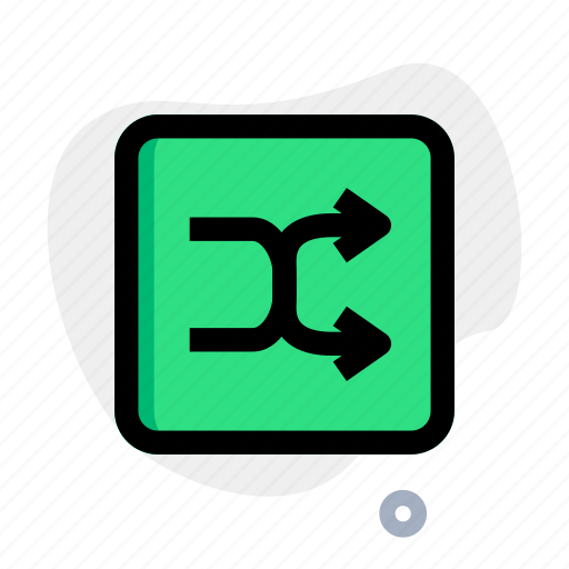 Shuffle, square, music, arrows icon - Download on Iconfinder