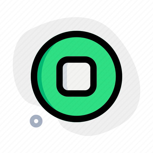 Stop, circle, music, multimedia icon - Download on Iconfinder